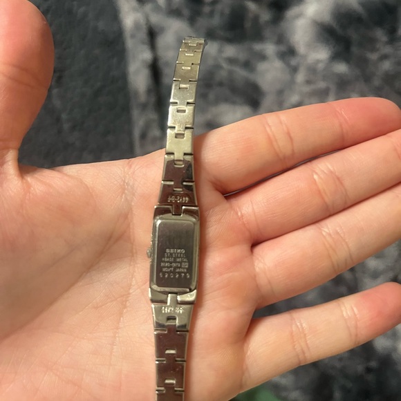Seiko Silver Rectangular Face Watch - Picture 3 of 5